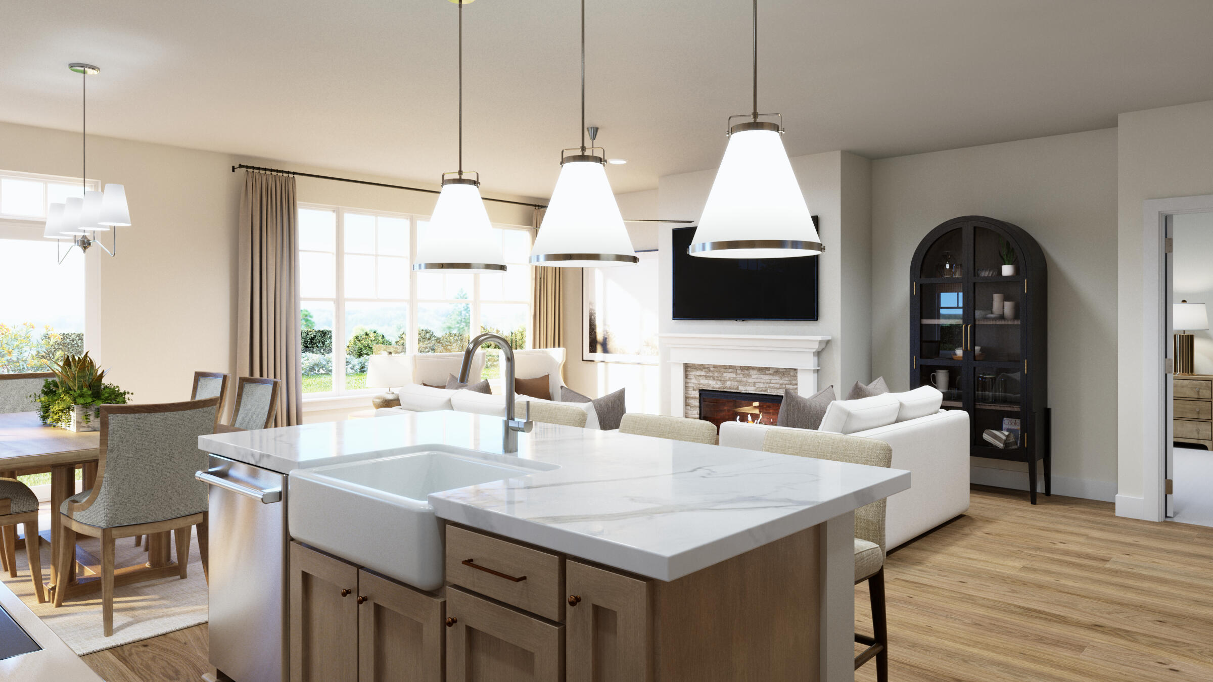 1718 North River Road River Hills, WI 53217 - Photo 5 of 21 Quartz Island View to FP Rendering