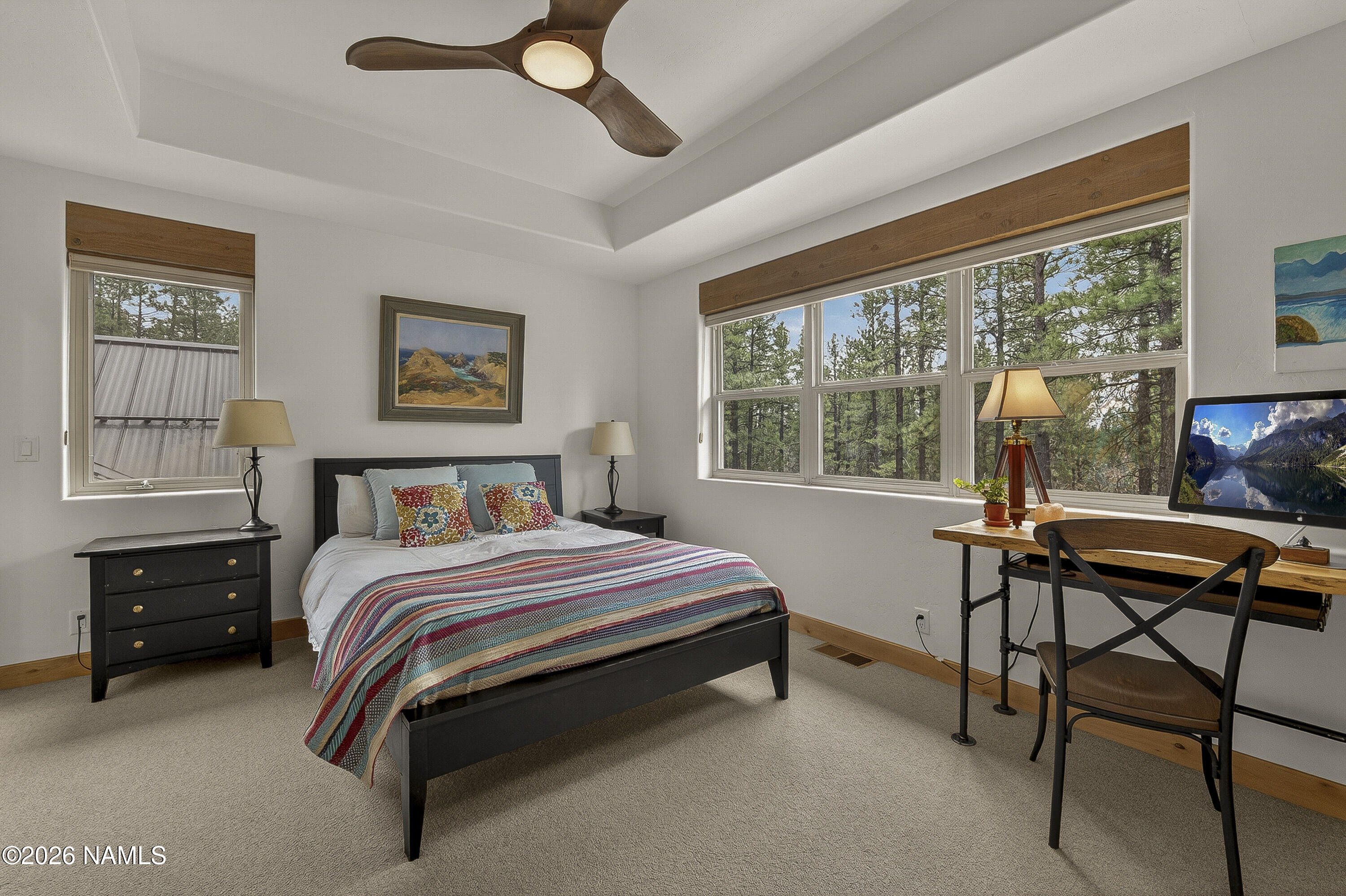 105 West Mt Elden Lookout Road Flagstaff, AZ 86001 - Photo 45 of 54 a bedroom with a bed and a window