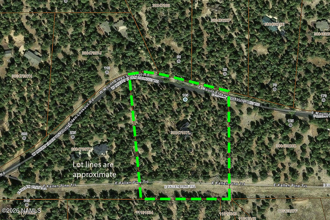 105 West Mt Elden Lookout Road Flagstaff, AZ 86001 - Photo 5 of 54 a backyard of a house with lots of green space