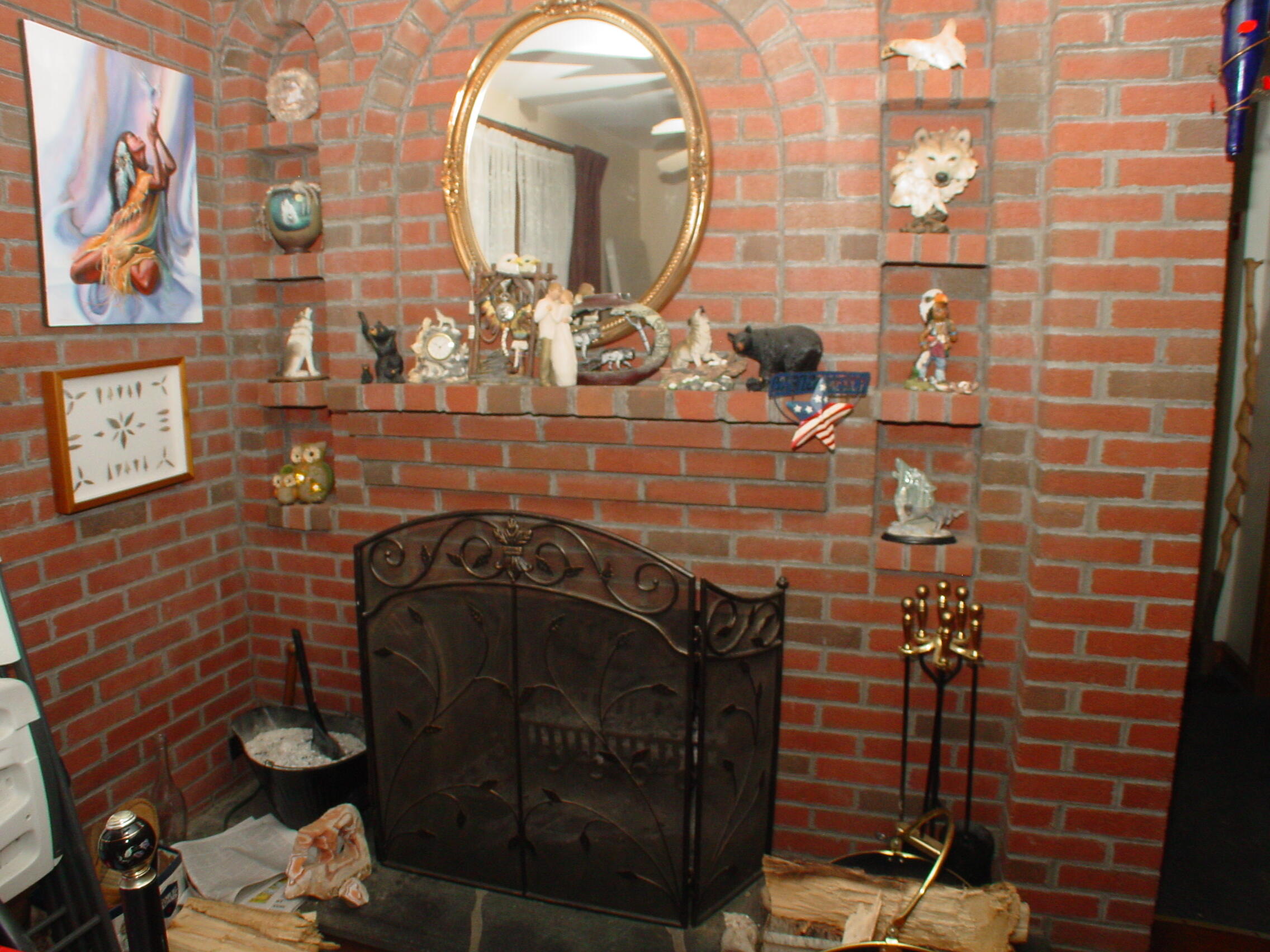 348-350 Lakeview Road Glenburn, ME 04401 - Photo 4 of 13 Main Fireplace