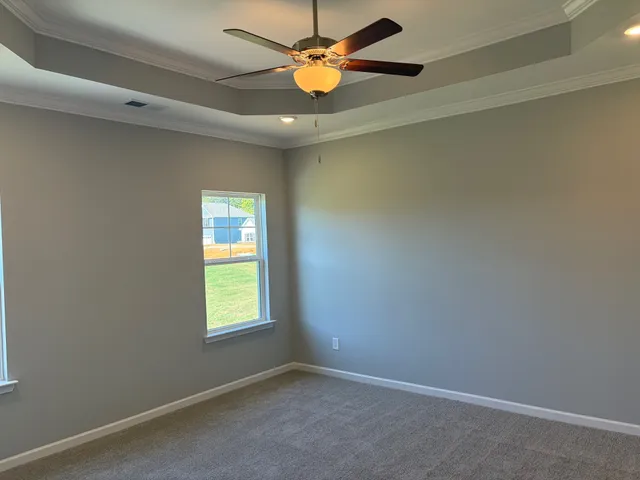 a window in an empty room