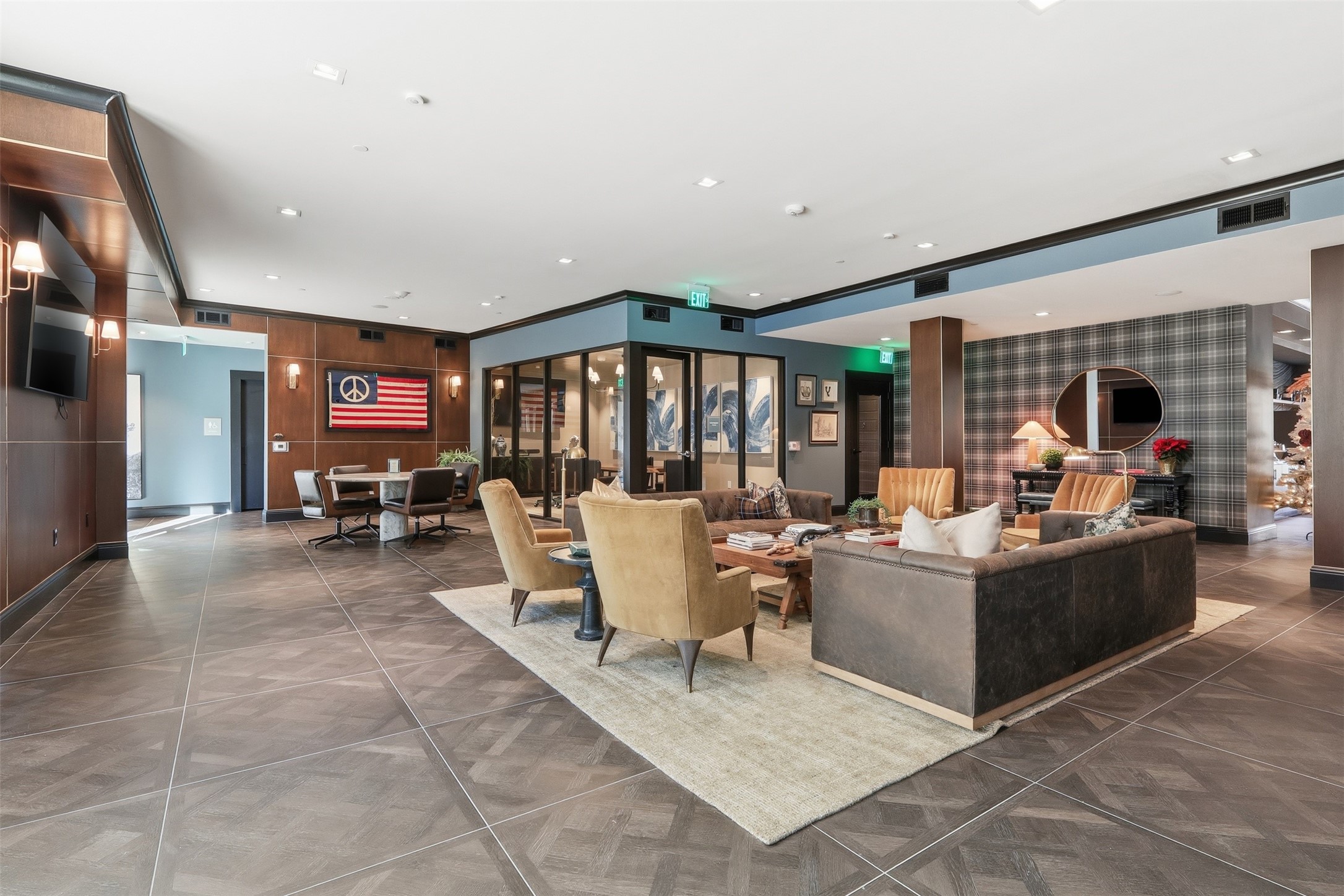 1950 Winrock Boulevard, Unit B2 Houston, TX 77057 - Photo 25 of 32 a living room with furniture and a large window