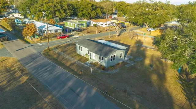 a view of a house with a patio