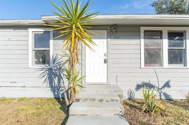 a bathroom with a mirror