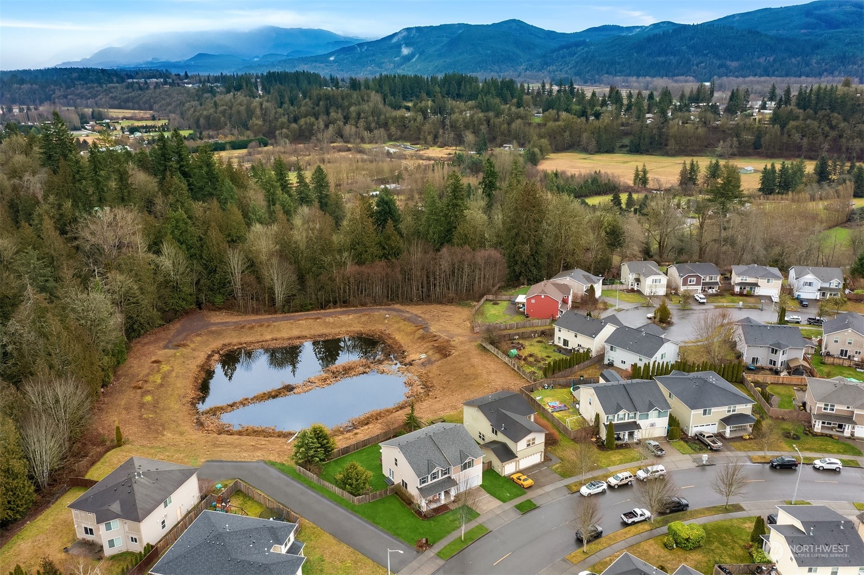 14125 Corbridge Road Southeast Monroe, WA 98272 - Photo 33 of 34 an aerial view of a house with a garden