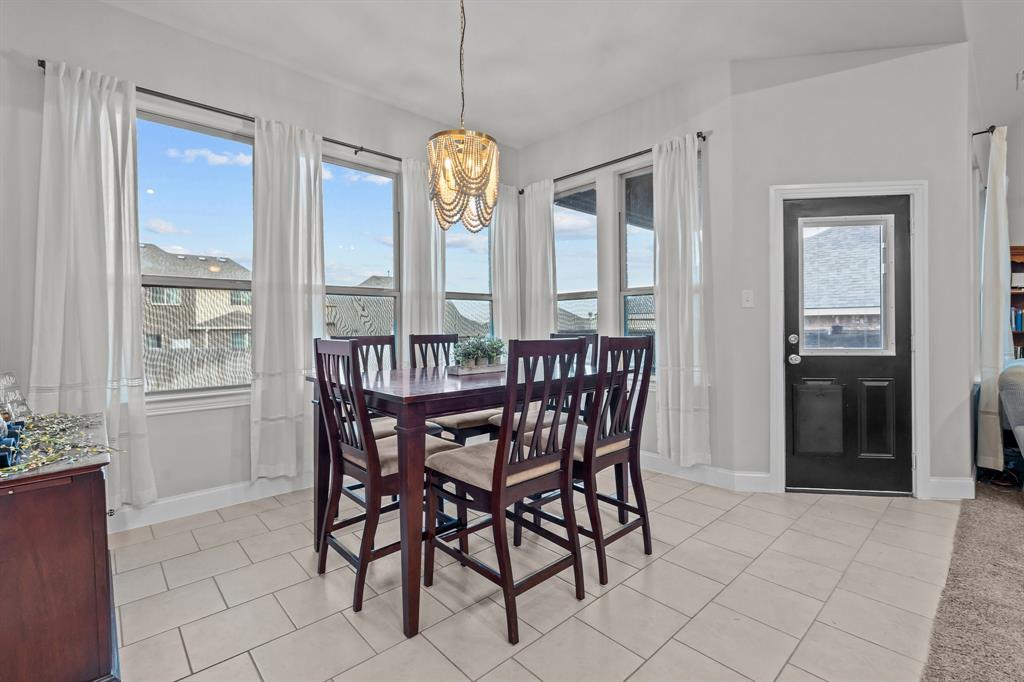 220 Flower Ridge Drive Fort Worth, TX 76108 - Photo 15 of 34 a dining room with furniture and window