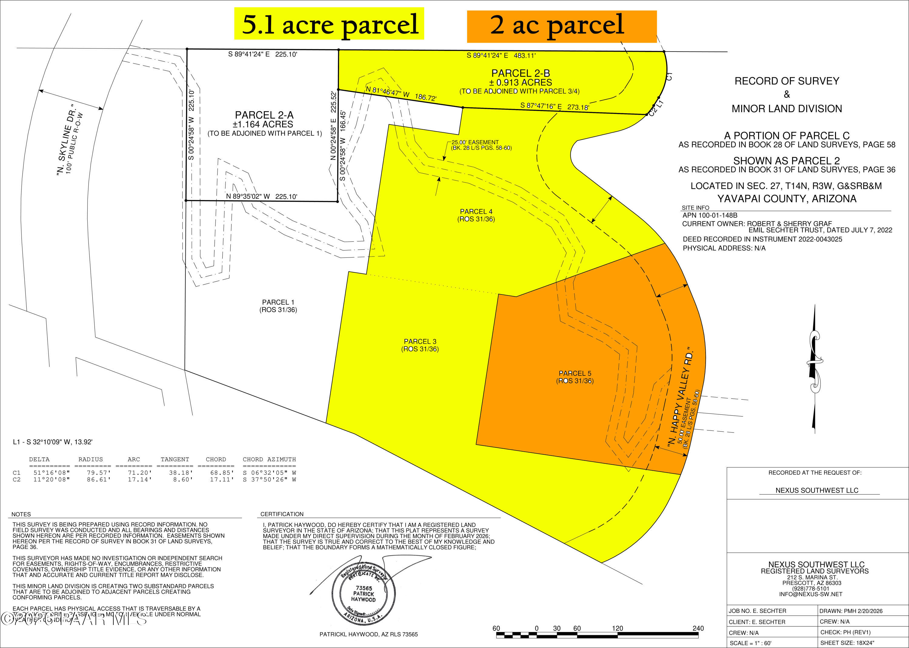 1515 North Happy Valley Road, Unit 5 01 AC Prescott, AZ 86305 - Photo 3 of 77 Available on 5.1 or 7.1 Acres