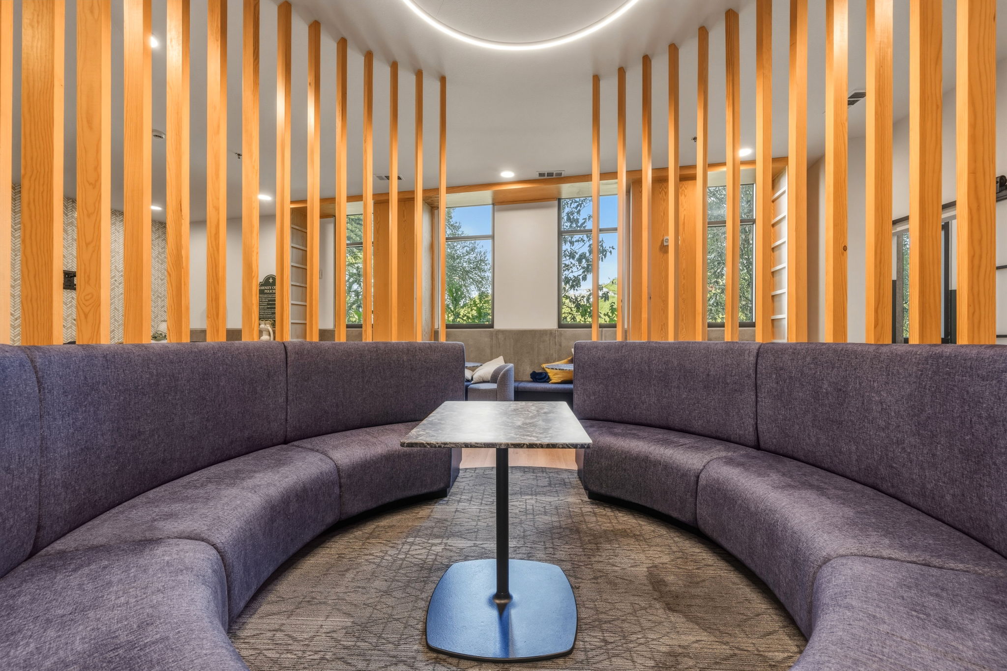 2500 Longview Street, Unit 300 Austin, TX 78705 - Photo 25 of 36 a living room with furniture and a large window
