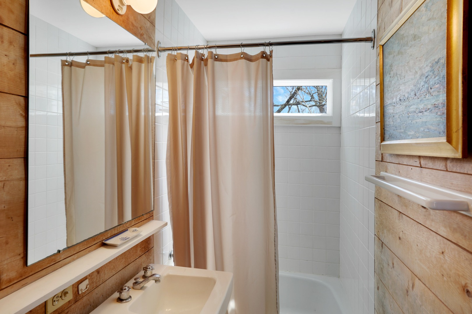 25 Fulling Mill Road Chilmark, MA 02535 - Photo 16 of 31 a view of a bathroom with a bathtub and a shower