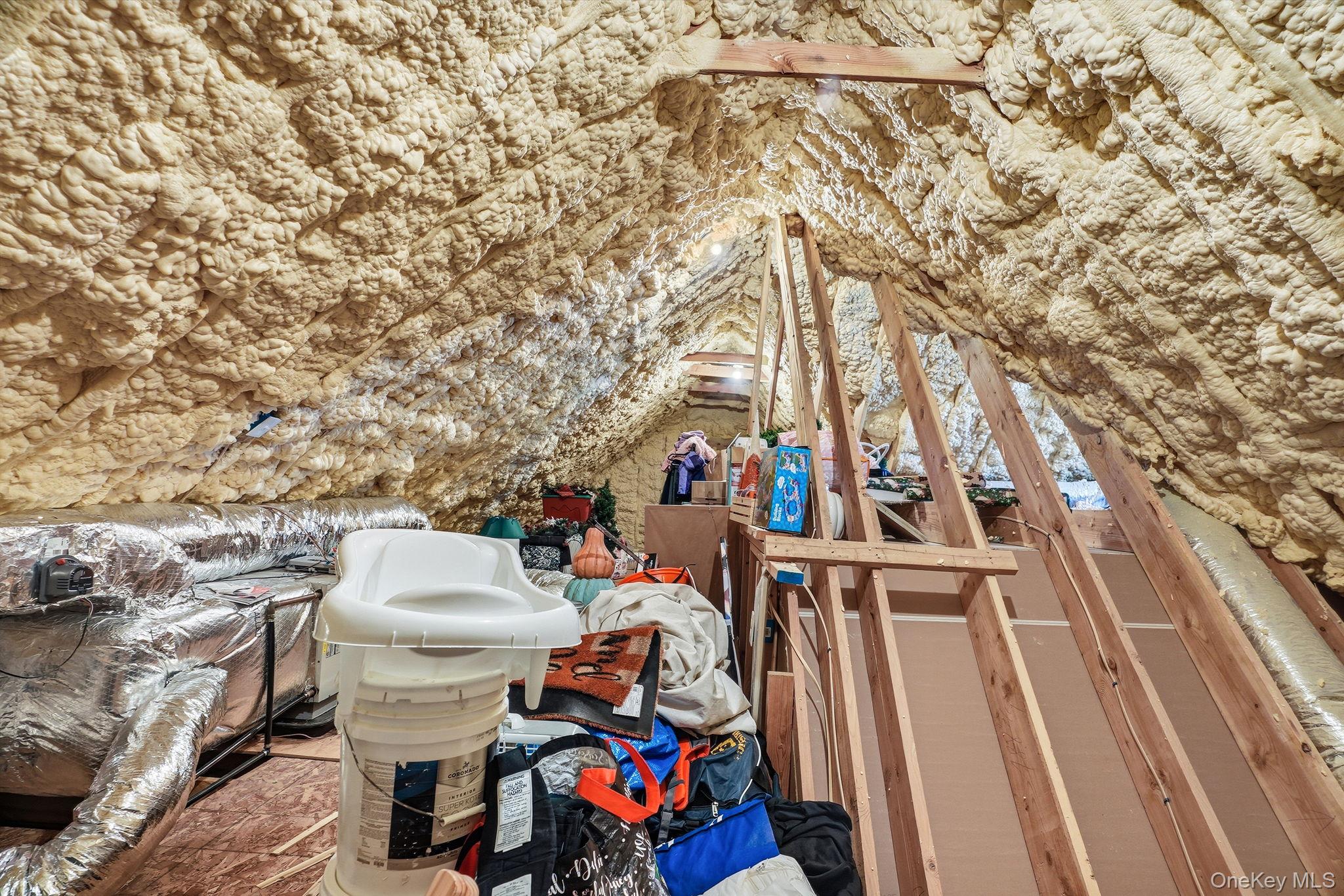 19 Lillian Road Mahopac, NY 10541 - Photo 28 of 50 View of unfinished attic
