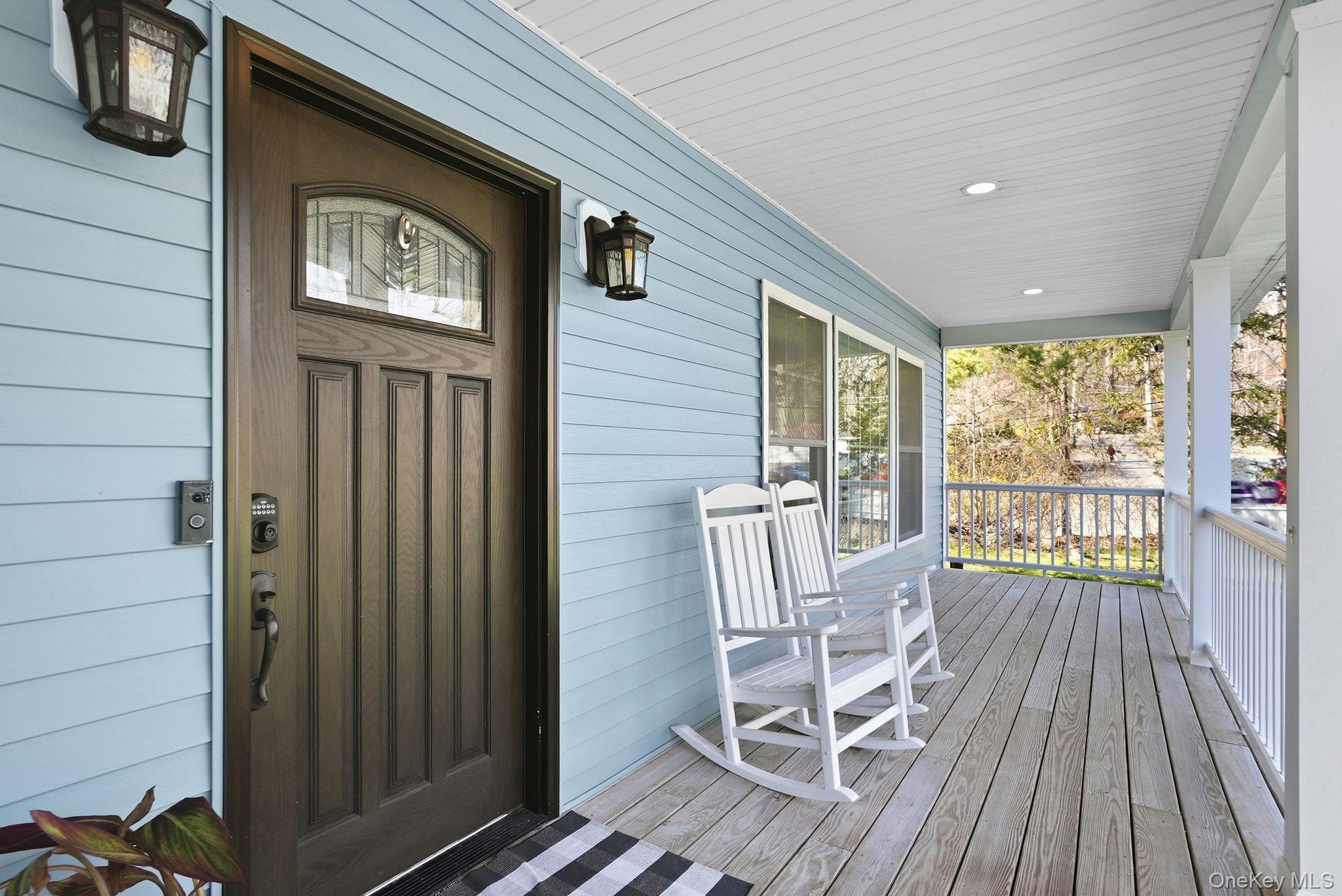 19 Lillian Road Mahopac, NY 10541 - Photo 5 of 50 View of exterior entry featuring covered porch