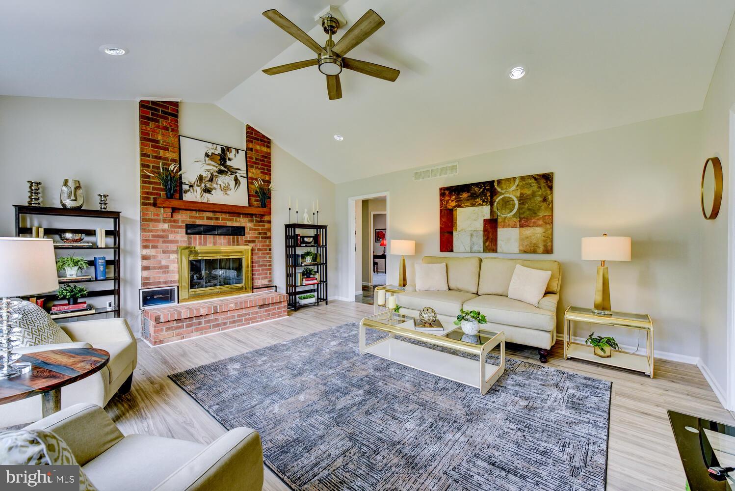5 Glengarry Way Princeton Junction, NJ 08550 - Photo 16 of 63 a living room with furniture and a flat screen tv
