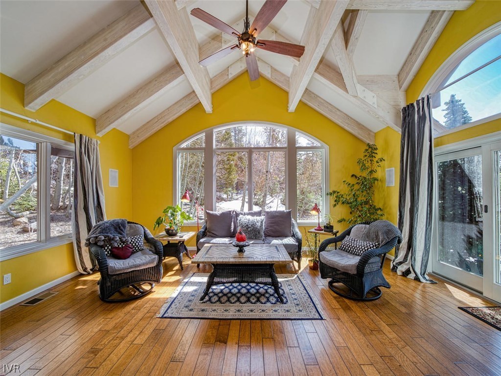 714 Champagne Road Incline Village, NV 89451 - Photo 9 of 29 a living room with furniture and a floor to ceiling window