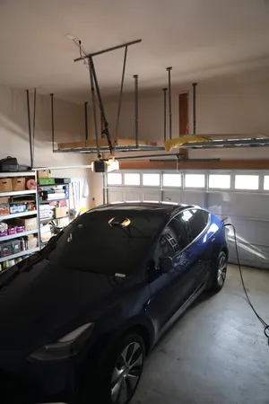 a cars parked in a parking room