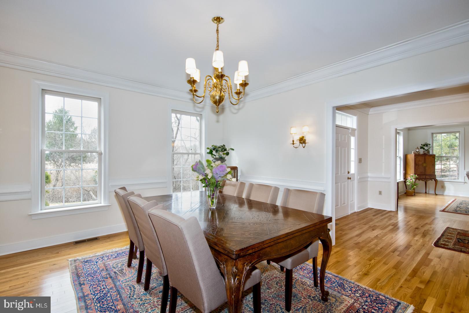 985 South Waterloo Road Devon, PA 19333 - Photo 12 of 64 The formal dining room view to the foyer