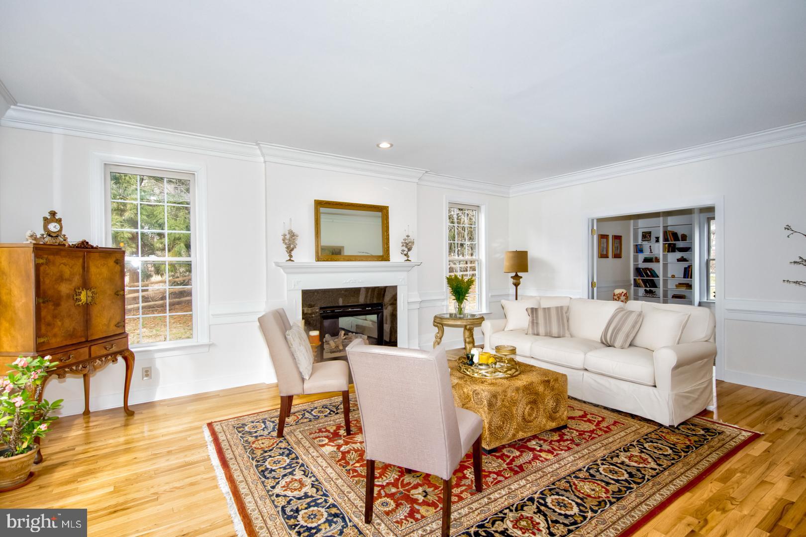 985 South Waterloo Road Devon, PA 19333 - Photo 15 of 64 The formal living room opening to the study