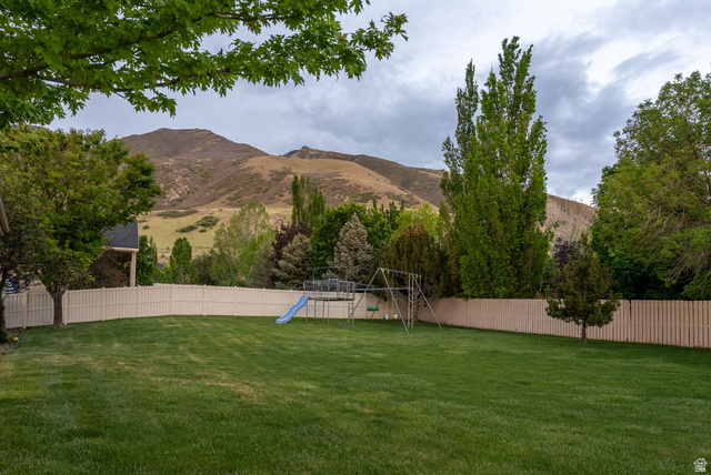 1712 Somerset Ridge Drive Draper, UT 84020 - Photo 72 of 76 Expansive rear yard featuring a manicured lawn and complete perimeter fencing