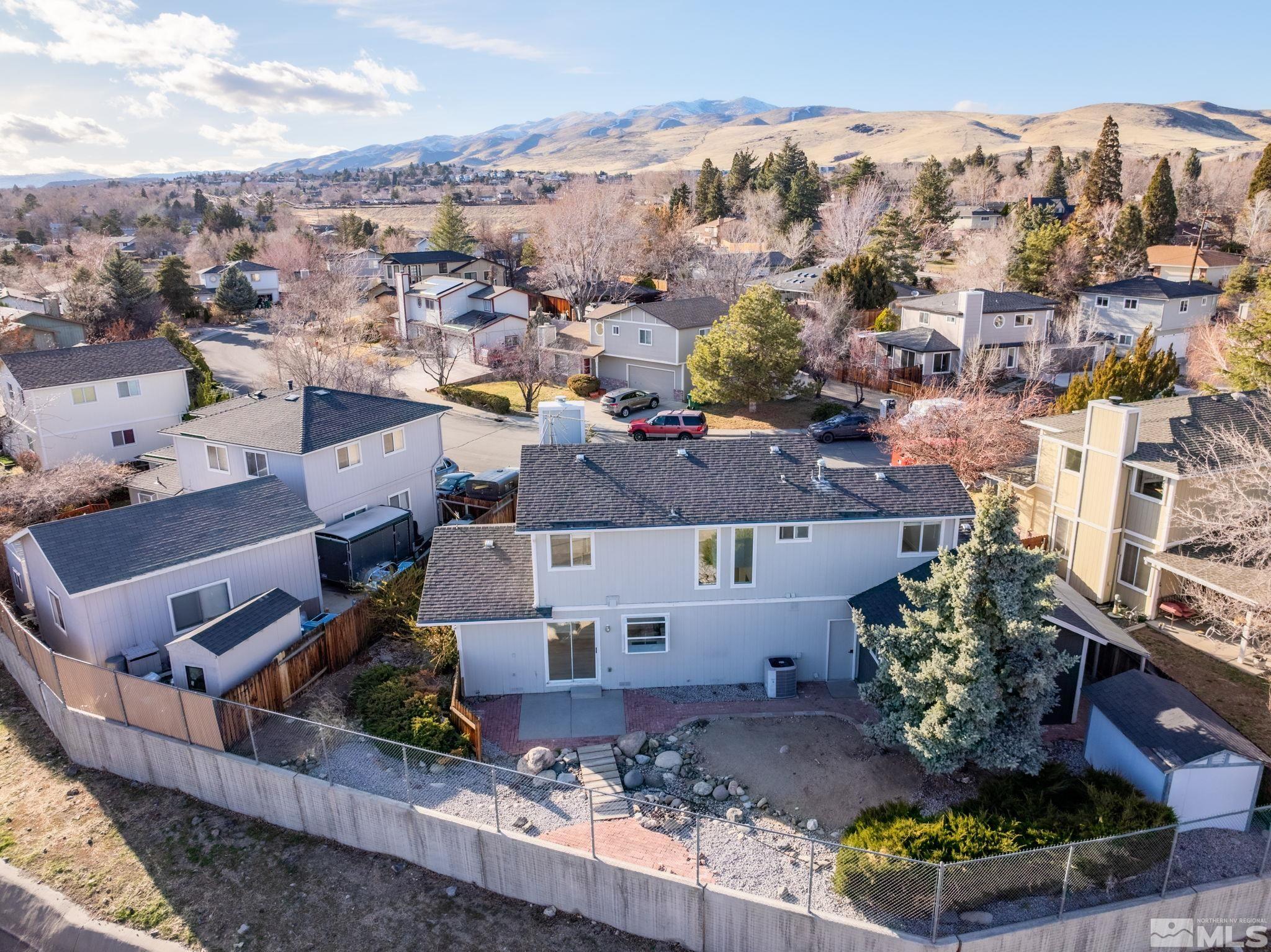 2170 Cobblestone Court Reno, NV 89503 - Photo 11 of 40 an aerial view of a house with a garden