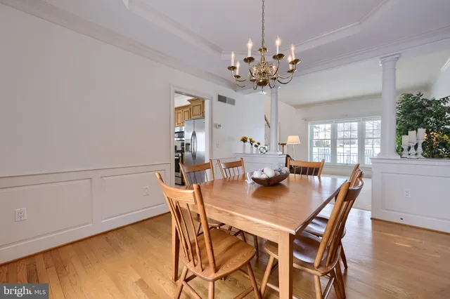 a view of a entryway with wooden floor