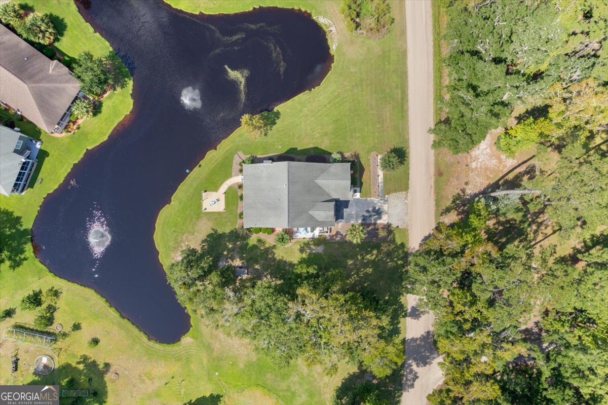 4787 Sunbury Road Midway, GA 31320 - Photo 67 of 72 an aerial view of a swimming pool