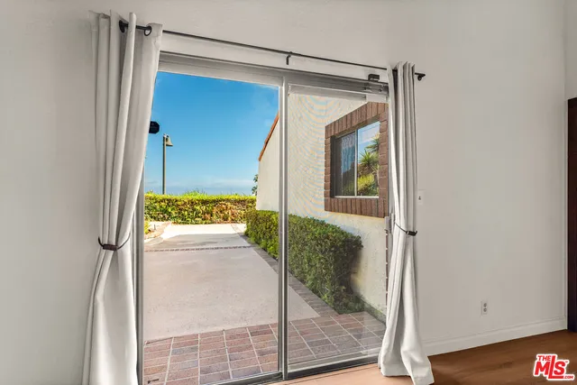 a view of a lake with houses