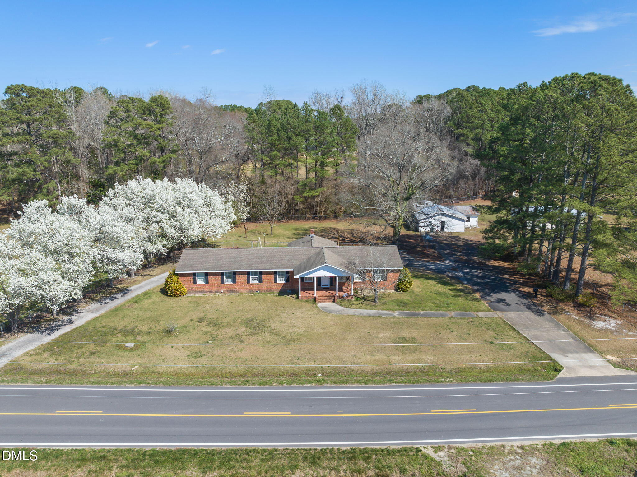 2392 Little Creek Church Road Clayton, NC 27520 - Photo 35 of 36 Aerial Image 2