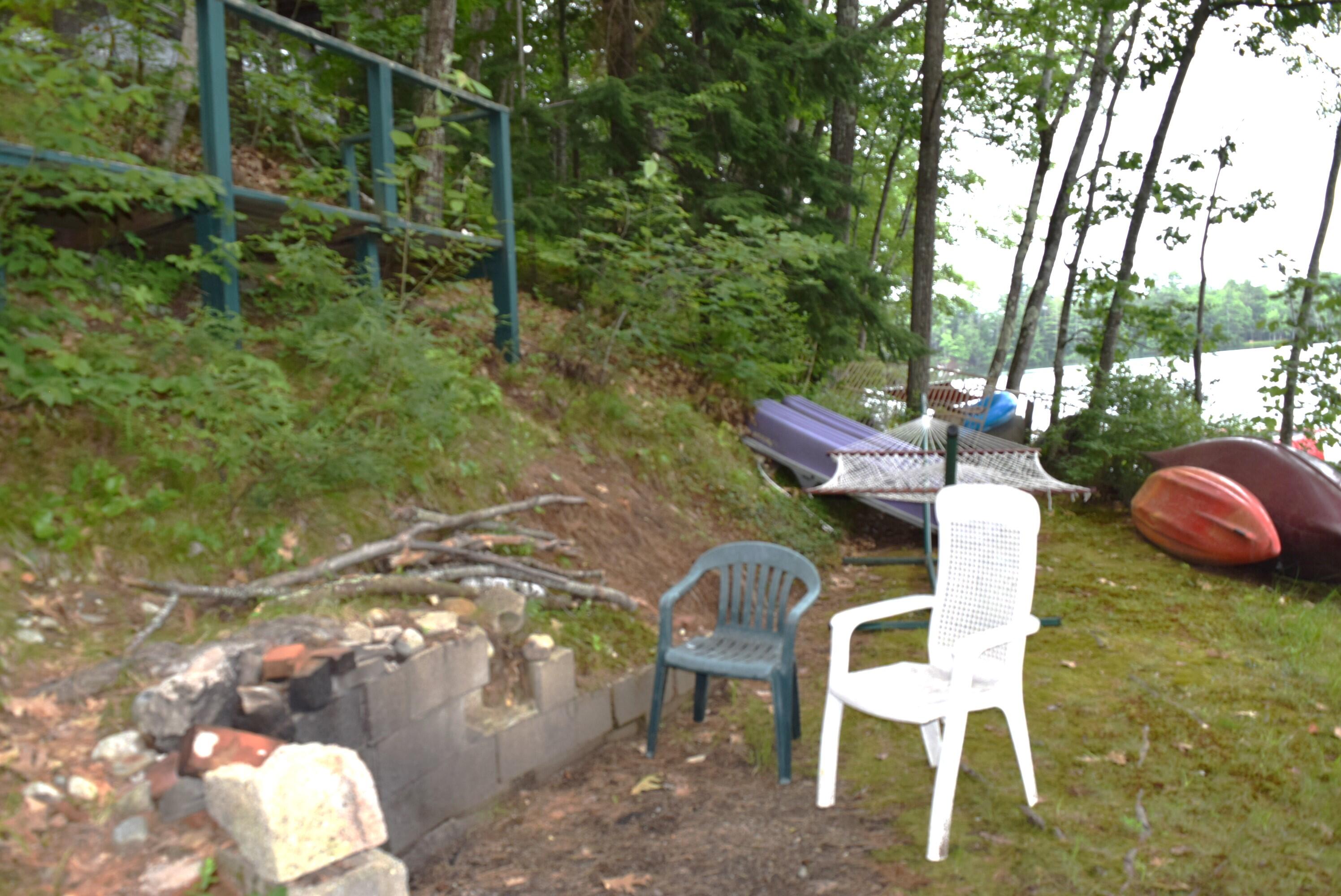 55 Sandy Bottom Road Turner, ME 04282 - Photo 15 of 35 firepit by the water