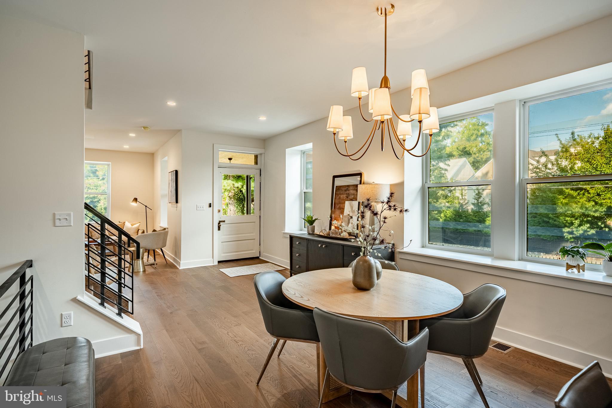 101 Grandview Road Ardmore, PA 19003 - Photo 17 of 55 a view of a dining room with furniture window and wooden floor