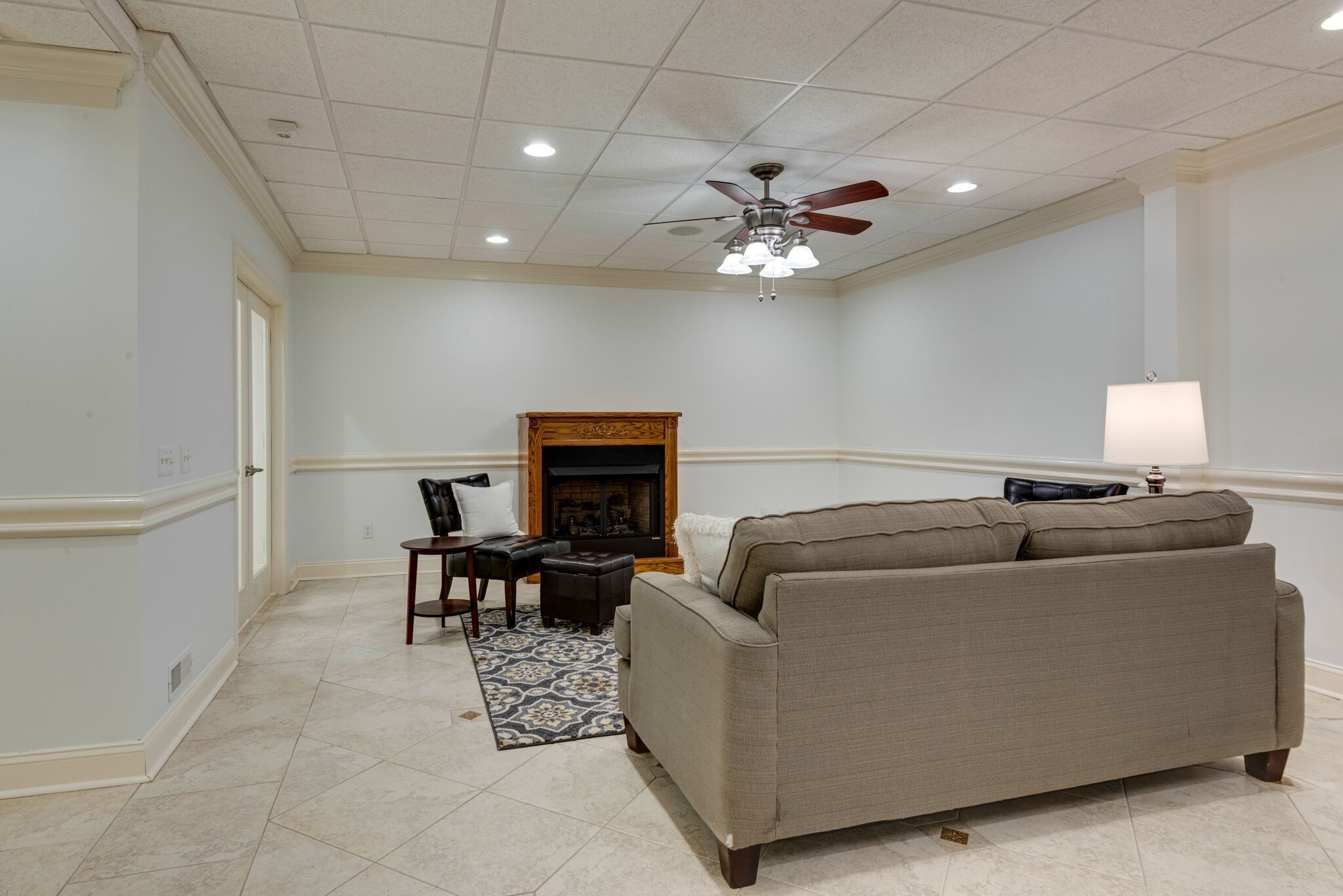 1288 2 Mile Road Burns, TN 37029 - Photo 39 of 70 a living room with furniture and a fireplace