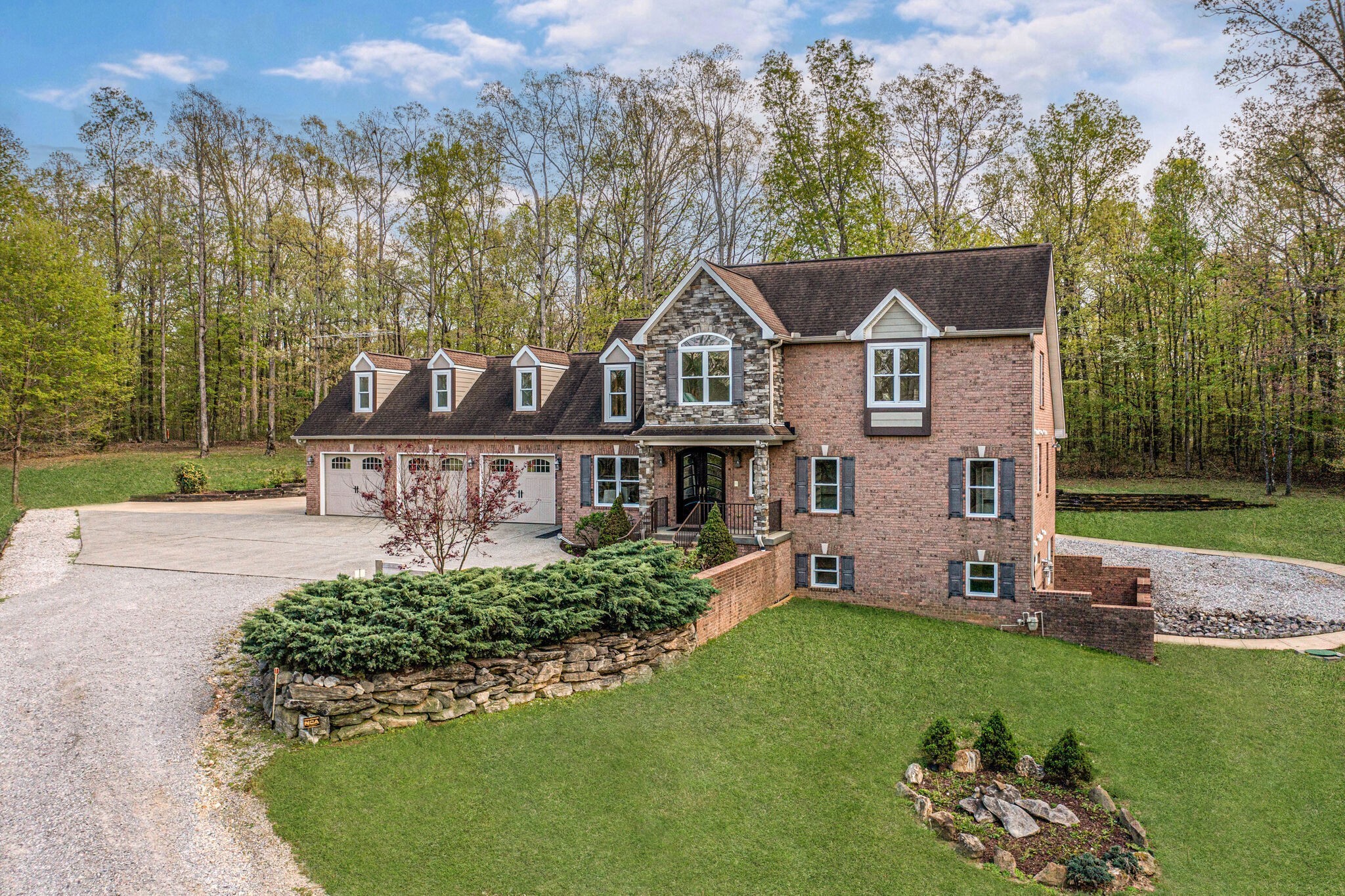 1288 2 Mile Road Burns, TN 37029 - Photo 61 of 70 aerial view of a house with a garden