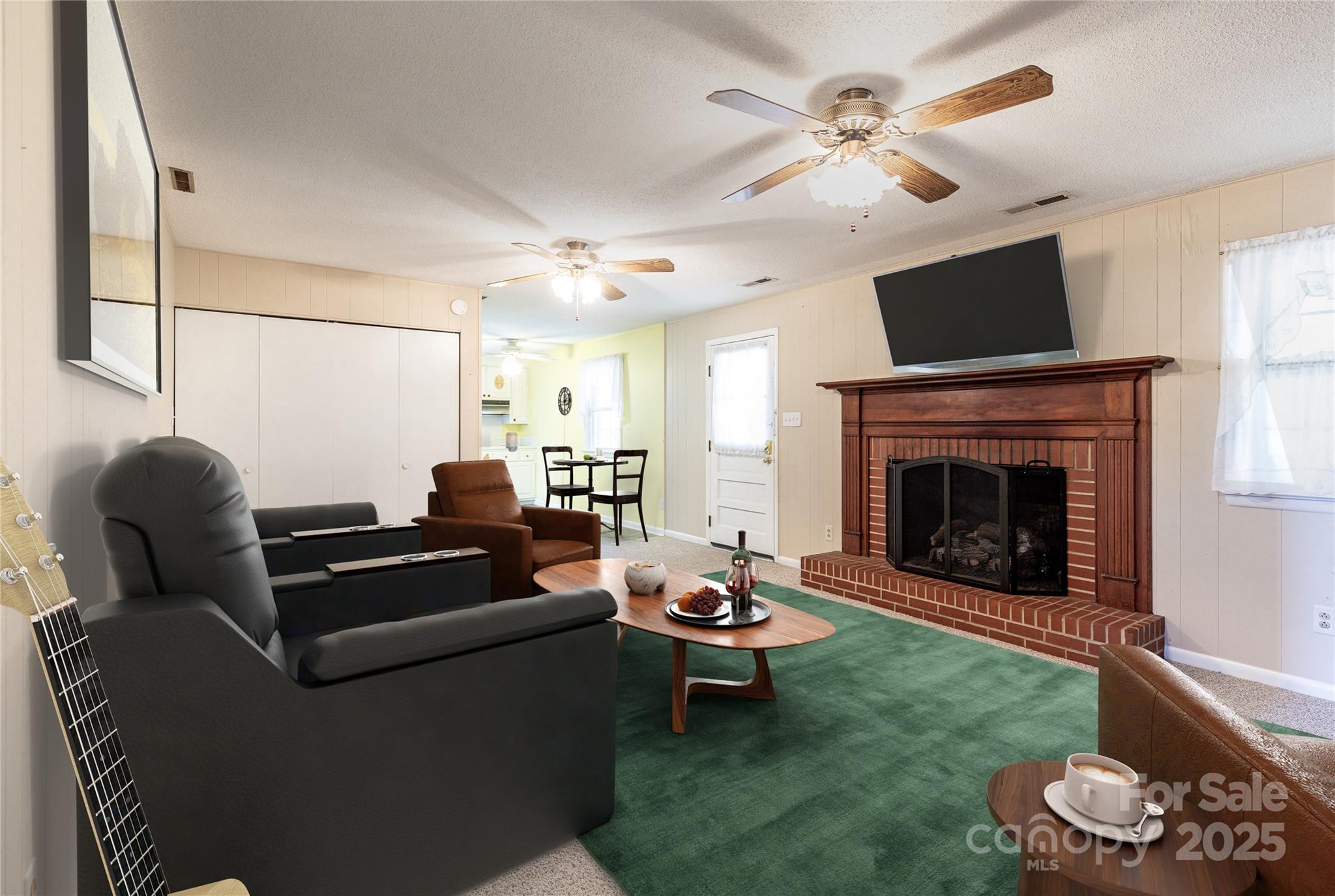 466 Shiloh Church Road Hickory, NC 28601 - Photo 5 of 45 a living room with furniture and a fireplace