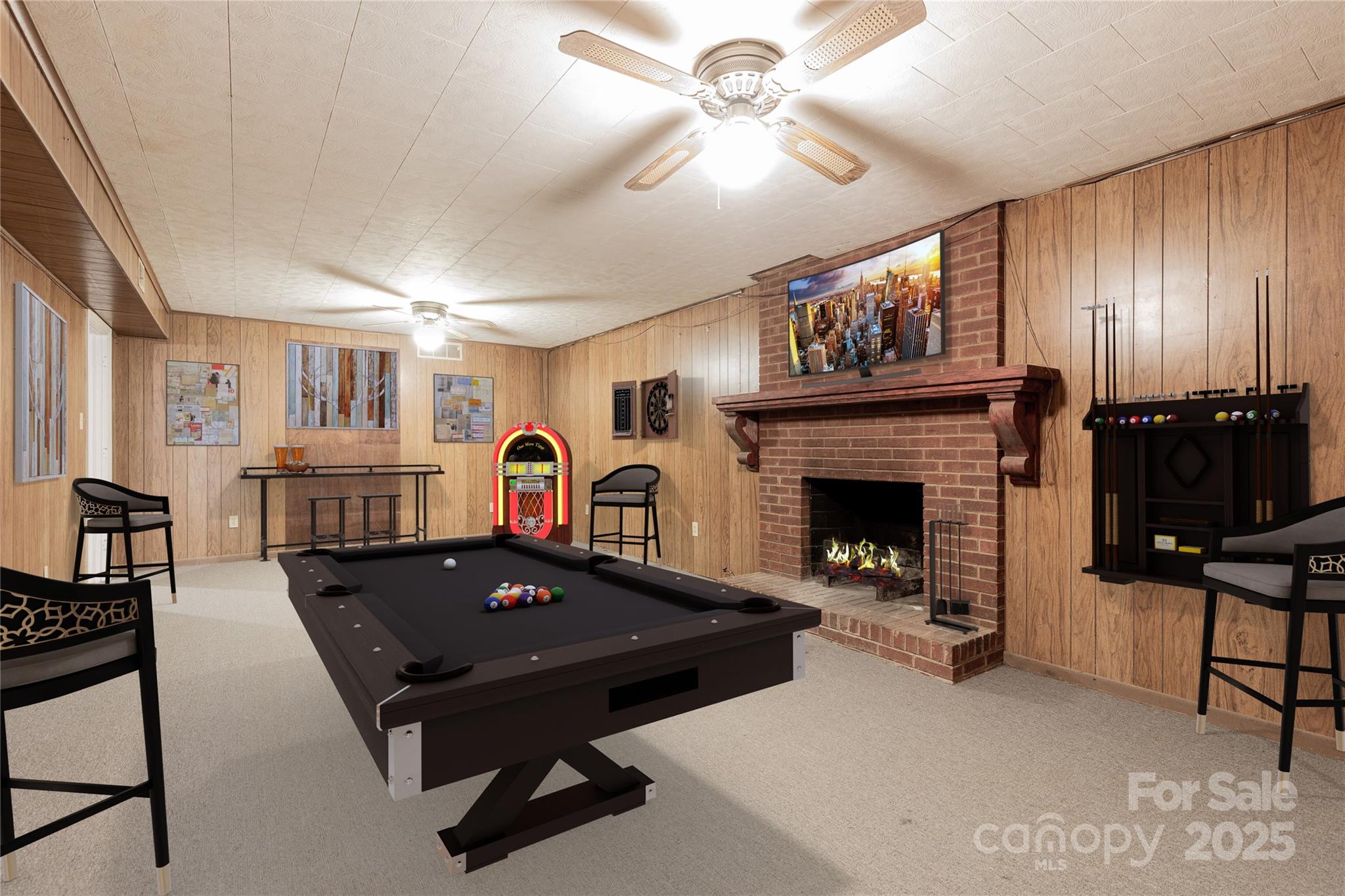 466 Shiloh Church Road Hickory, NC 28601 - Photo 7 of 45 a living room with furniture a table and a fireplace
