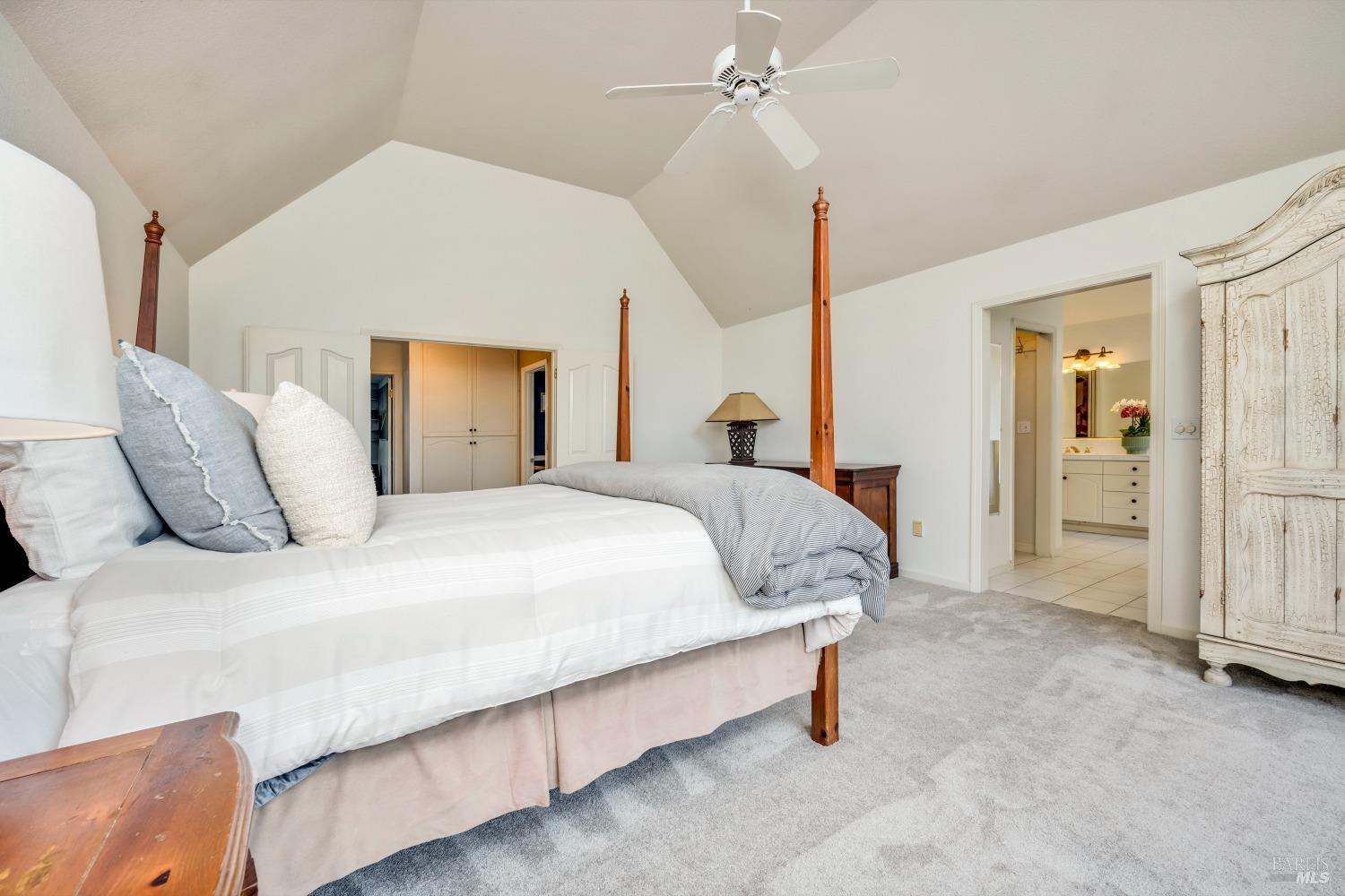 1508 Ronne Drive Santa Rosa, CA 95404 - Photo 26 of 55 a bedroom with a bed and a mirror