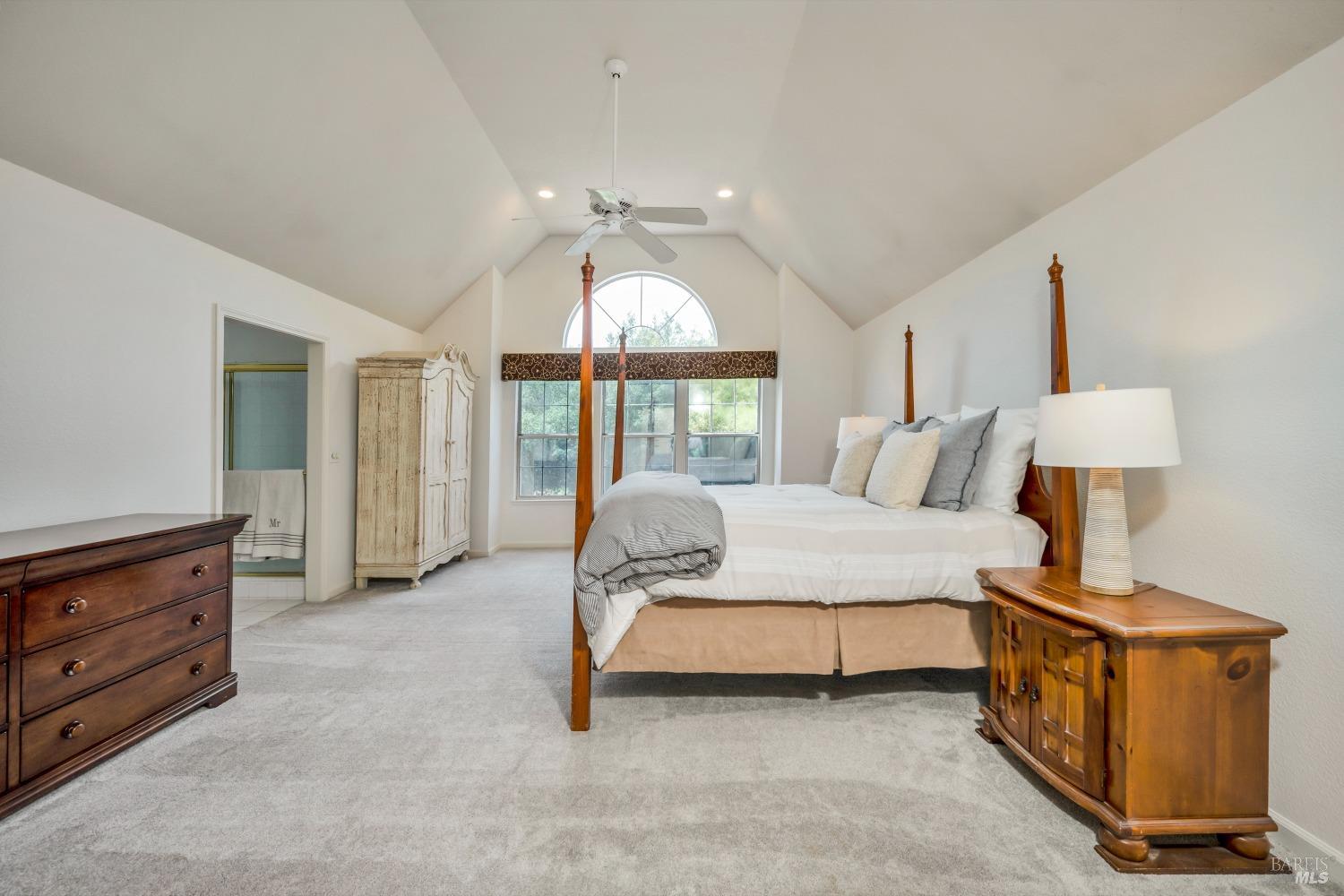 1508 Ronne Drive Santa Rosa, CA 95404 - Photo 26 of 59 Spaciou Primary Bedroom with pitched ceiling