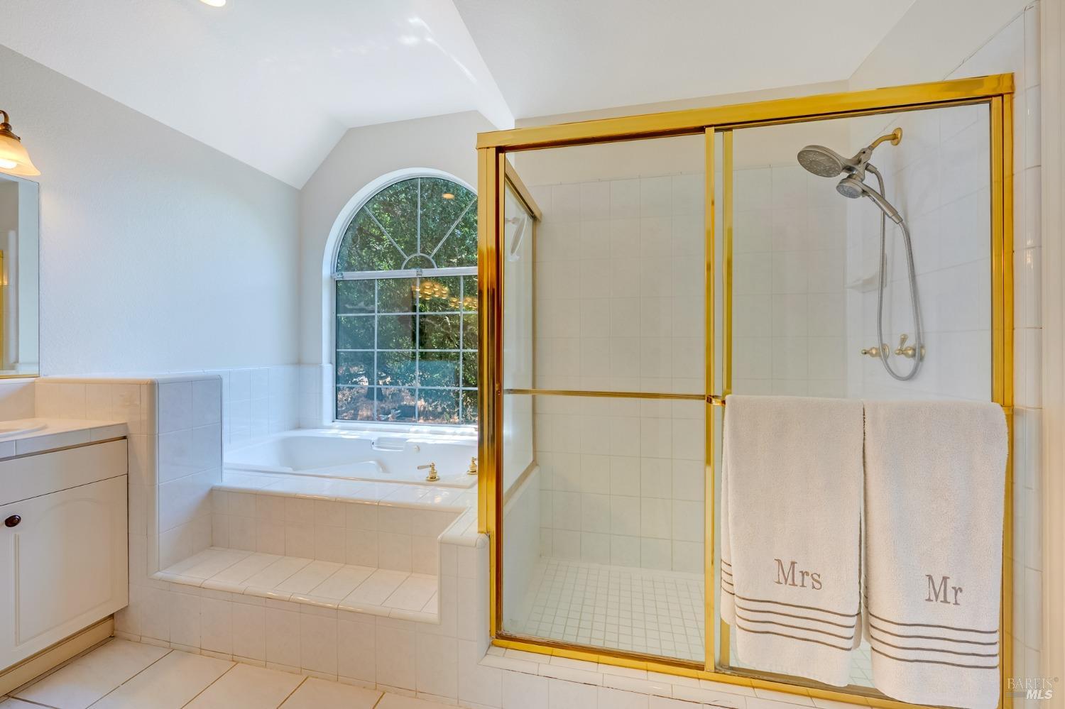 1508 Ronne Drive Santa Rosa, CA 95404 - Photo 29 of 55 a bathroom with a bathtub and a shower