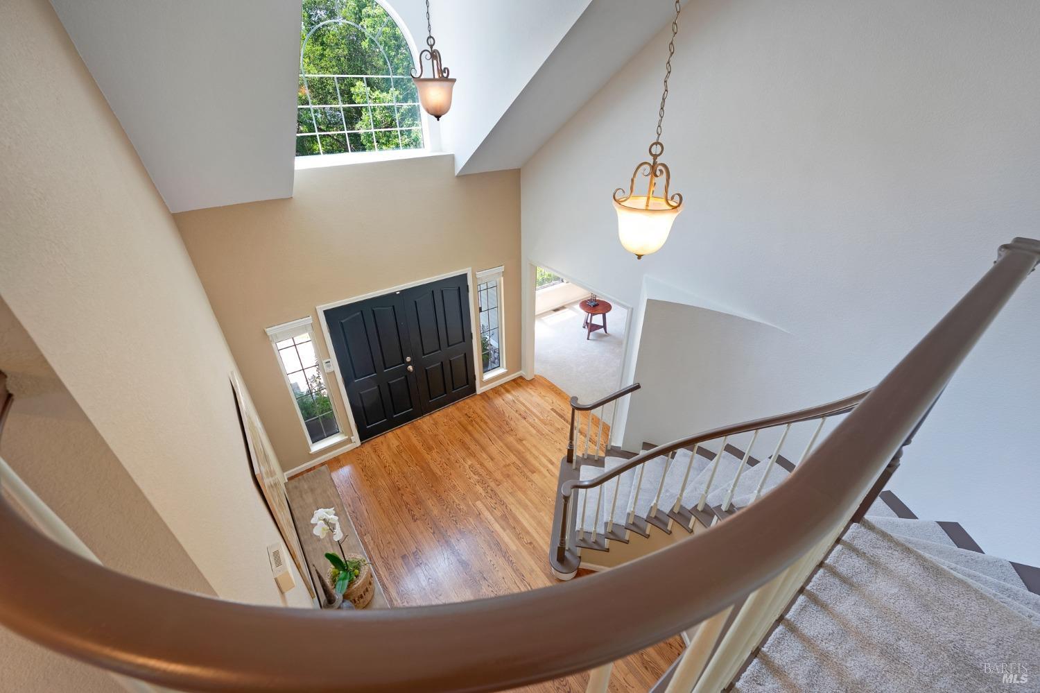 1508 Ronne Drive Santa Rosa, CA 95404 - Photo 40 of 55 a view of entryway and hall with wooden floor