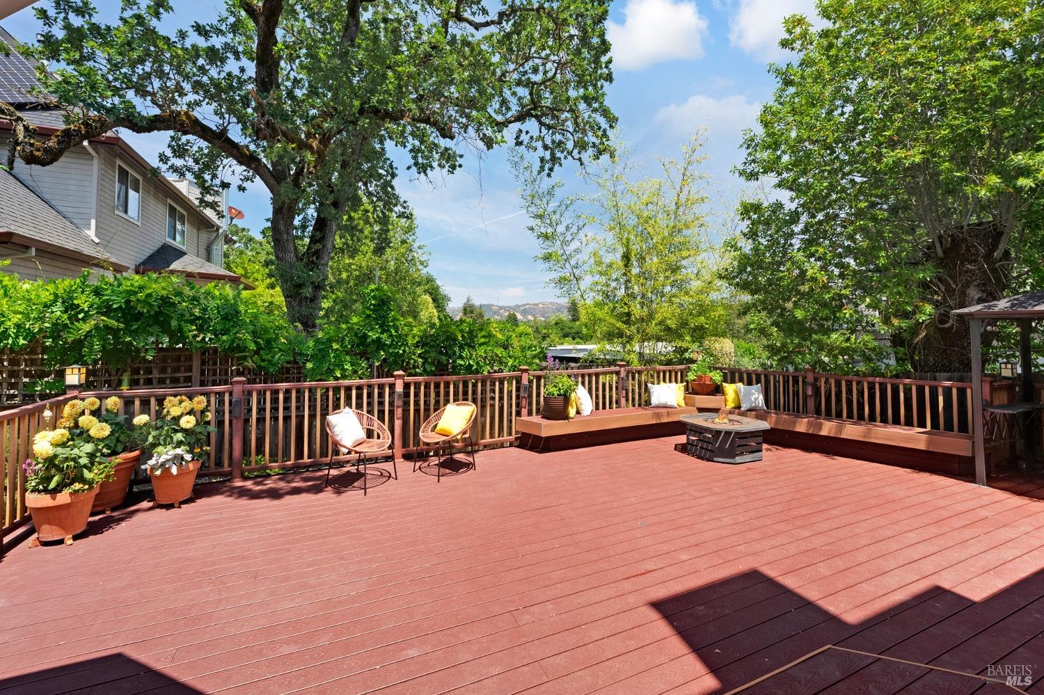 1508 Ronne Drive Santa Rosa, CA 95404 - Photo 44 of 55 a view of balcony with deck and outdoor seating