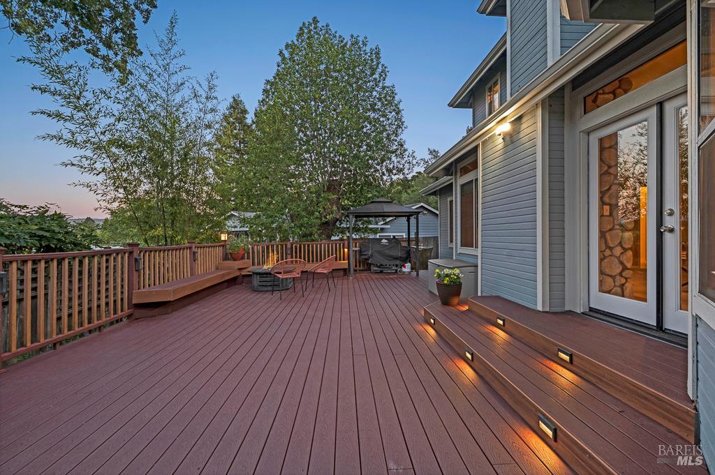 1508 Ronne Drive Santa Rosa, CA 95404 - Photo 54 of 55 a view of balcony with deck and wooden floor