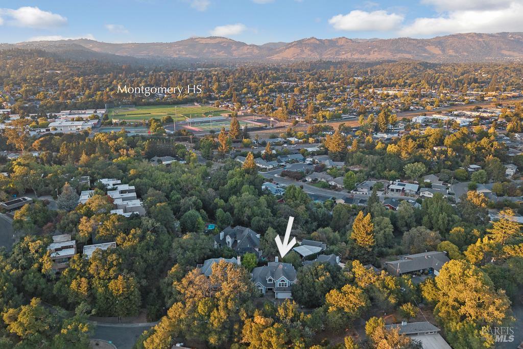 1508 Ronne Drive Santa Rosa, CA 95404 - Photo 55 of 55 a view of a city with mountains in the background