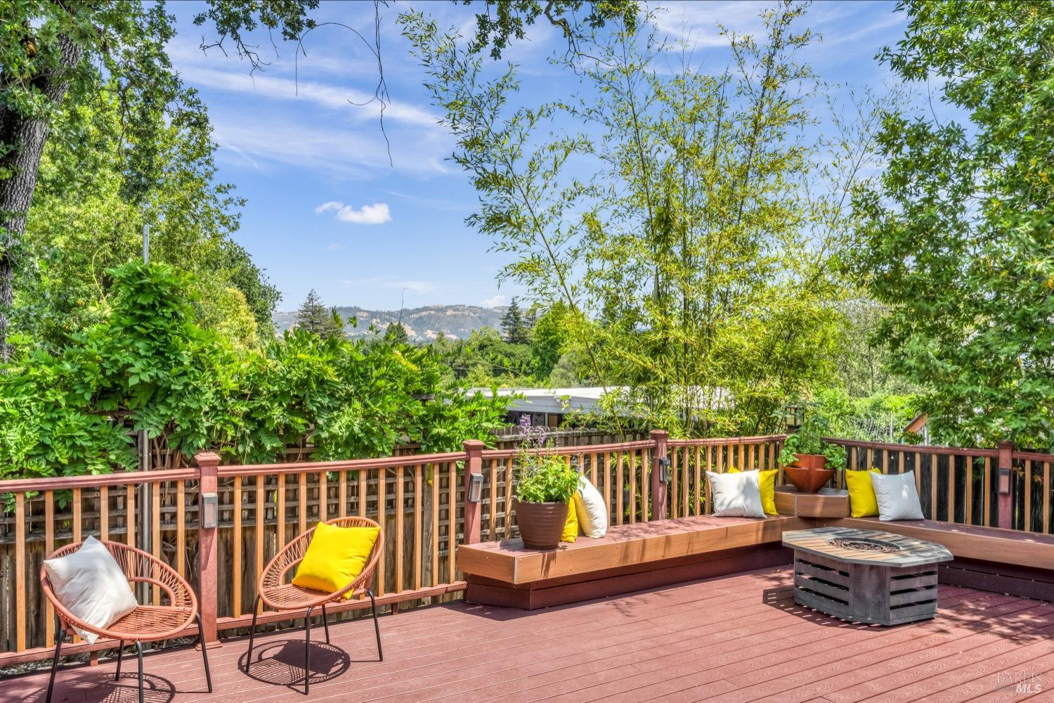 1508 Ronne Drive Santa Rosa, CA 95404 - Photo 7 of 55 a view of a chair and table on the deck
