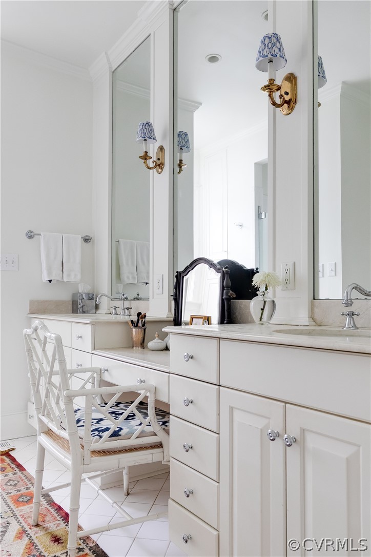 5805 River Road Richmond, VA 23226 - Photo 23 of 47 a bathroom with a sink and a mirror