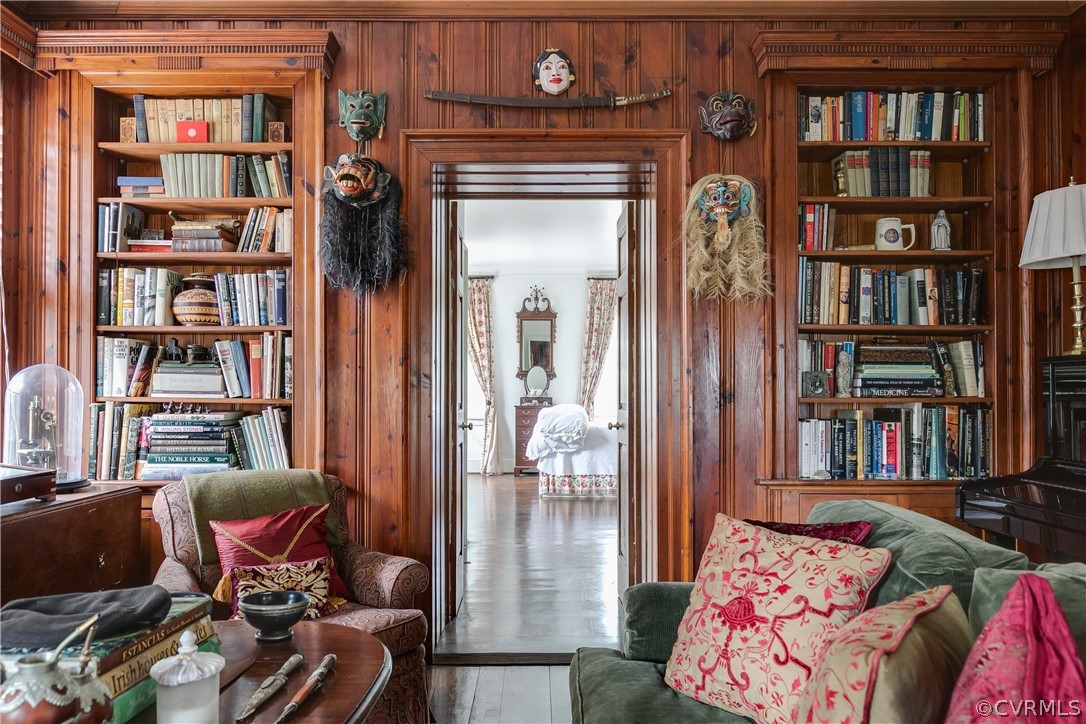 5805 River Road Richmond, VA 23226 - Photo 26 of 47 a bedroom with furniture and a book shelf