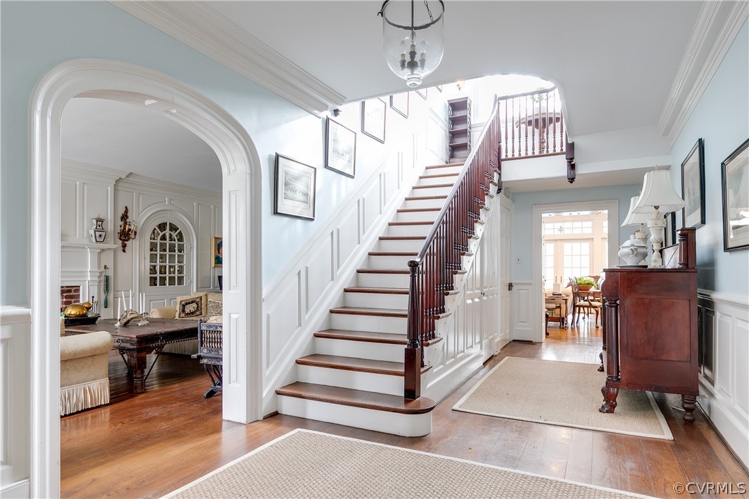 5805 River Road Richmond, VA 23226 - Photo 3 of 47 a view of entryway and hall with wooden floor