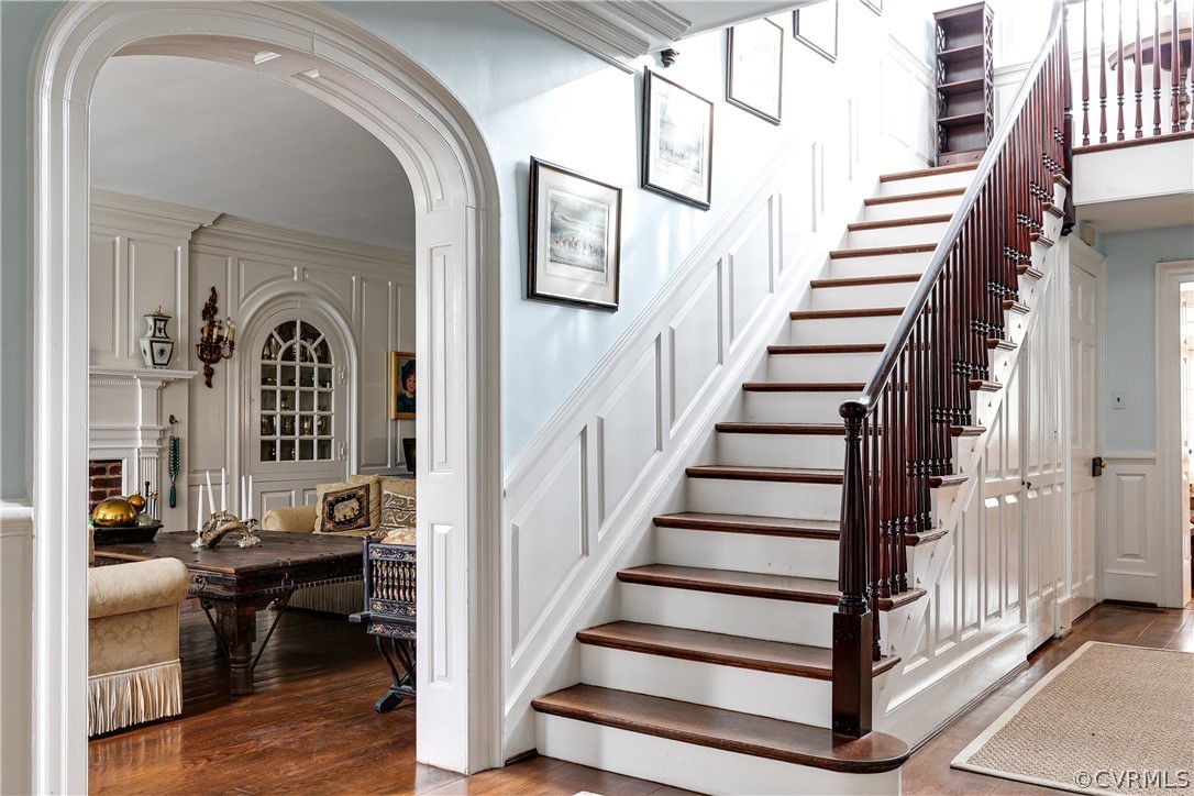 5805 River Road Richmond, VA 23226 - Photo 4 of 47 a view of entryway and hall with wooden floor