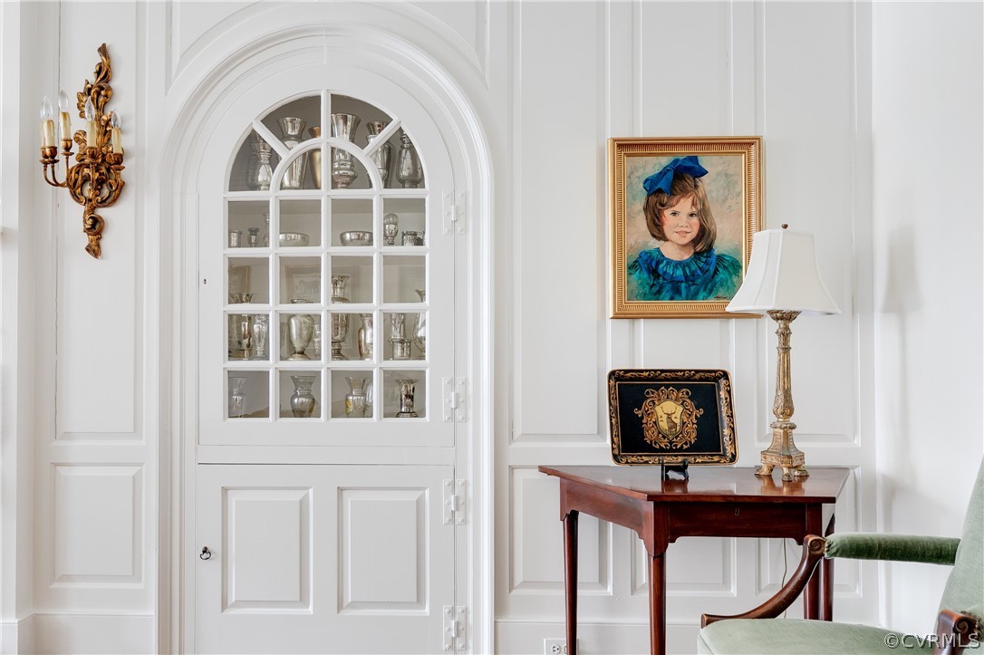 5805 River Road Richmond, VA 23226 - Photo 8 of 47 a view of a workspace with a window and a fireplace