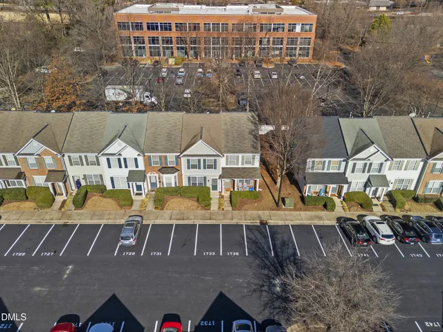 a view of a building with garden