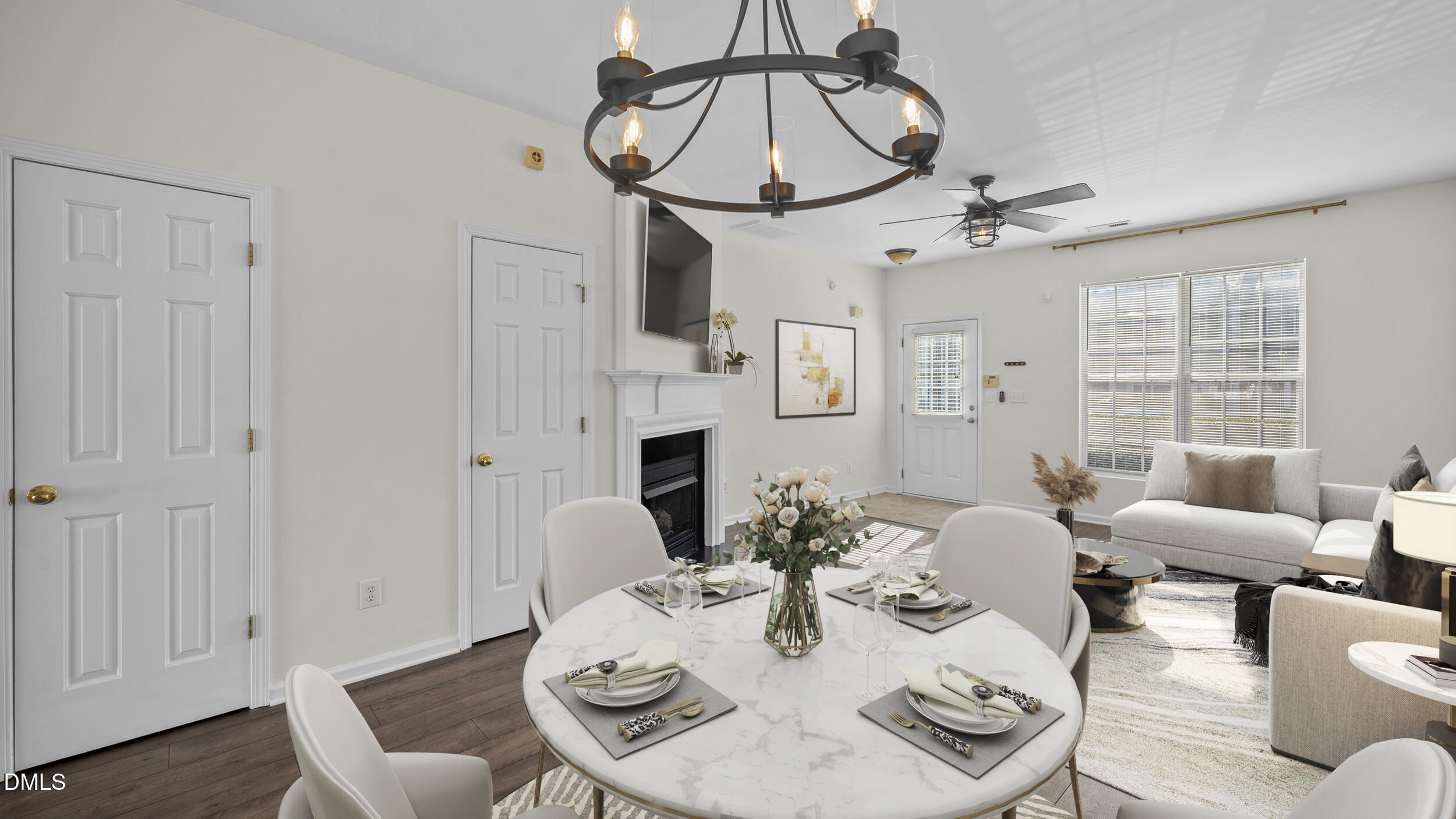 Dining & Living (Virtual Staging)