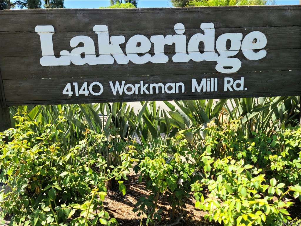 4140 Workman Road, Unit 18 Whittier, CA 90601 - Photo 29 of 35 a sign broad on the wall