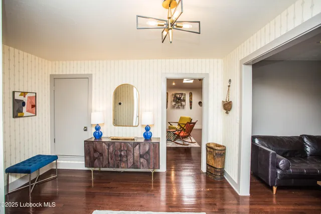 a bathroom with a sink double vanity and a mirror
