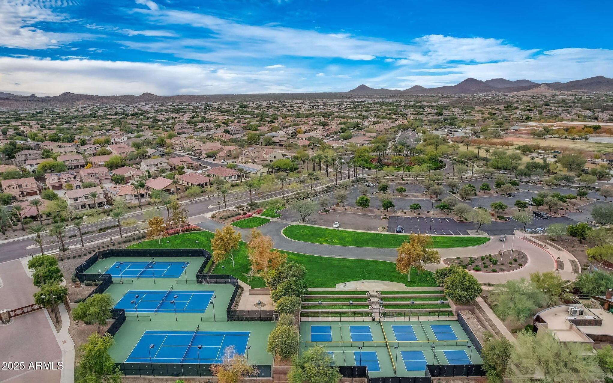 11554 West Lone Tree Trail Peoria, AZ 85383 - Photo 36 of 50 Vistancia Aerial Pickleball